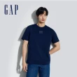 【GAP】男裝 Logo純棉圓領短袖T恤-海軍藍(885508)