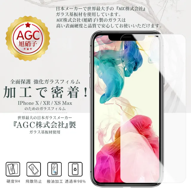 ASUS ROG Phone 5 ZS673KS 保護貼 日本AGC買一送一 全覆蓋黑框鋼化膜(買一送一 ASUS ROG Phone 5 保護貼)
