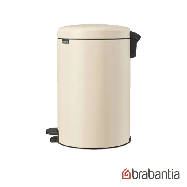 【Brabantia】NEWICON環保垃圾桶-20L月牙白(2023新色登場)