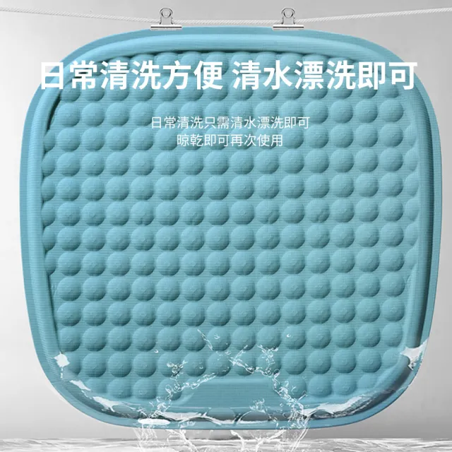 【YOLU】618年中慶 3D透氣涼感汽車凝膠坐墊 車用車載降溫冰晶水墊 辦公室椅墊水涼墊 軟冰冰墊/凝膠墊