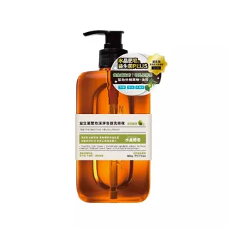 【南僑水晶】益生菌雙效潔淨食器洗洗碗精瓶裝800g(天然無添加 / 清新柚香／蔬果洗潔劑)