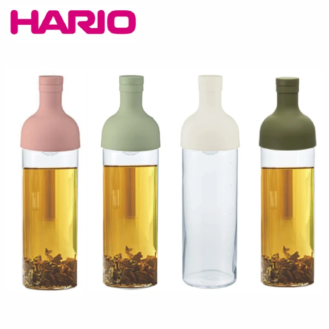 【HARIO】酒瓶冷泡茶壺750ml / FIB-75(白色 煙燻粉 粉綠 任選)