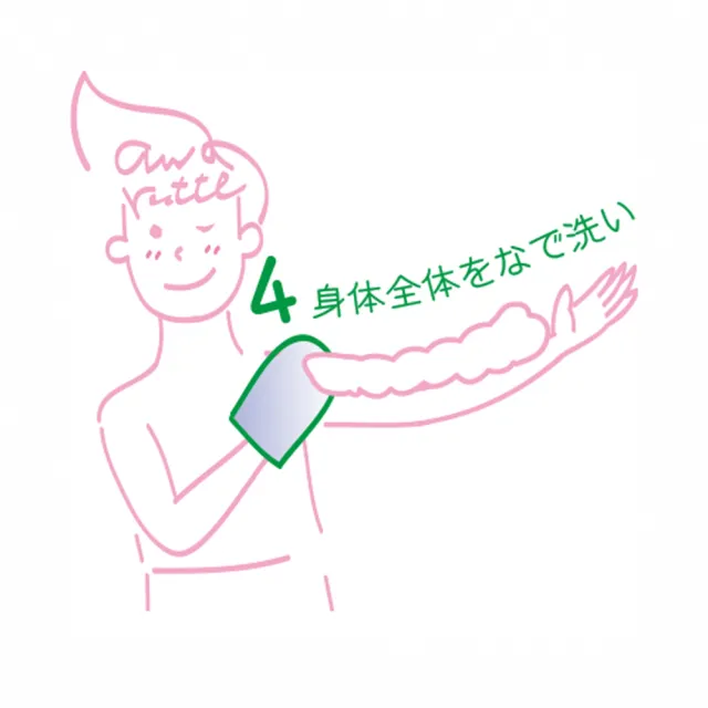 【台隆手創館】日本製awamochi手套式起泡澡巾(擦澡巾)