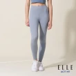 【ELLE ACTIVE】女款 舒適彈力瑜珈褲-湖藍色(EA24M2W3701#33)