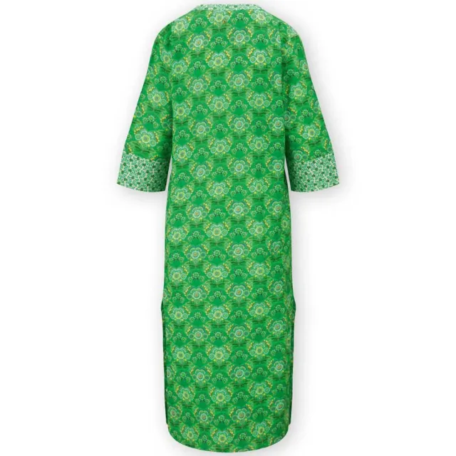 【PIP STUDIO】Davina 五分袖連身長裙-Flamencos Green
