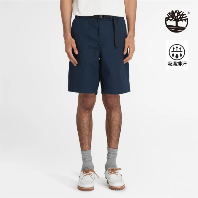 Timberland 男款深寶石藍 TimberCHILL™ 透氣科技抗UV短褲(A6V9A433)