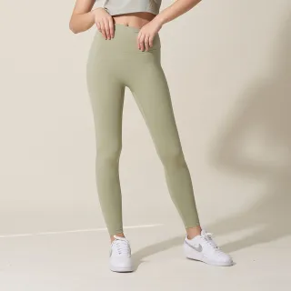 【ELLE ACTIVE】女款 美型彈力瑜珈褲-淺綠色(EA24M2W3702#41)