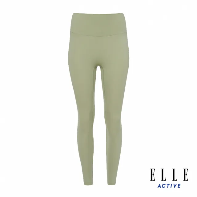 【ELLE ACTIVE】女款 美型彈力瑜珈褲-淺綠色(EA24M2W3702#41)