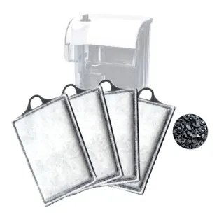 【ISTA 伊士達】外掛過濾器F-300專用活性碳棉 4入 濾片/碳板/SF-240(插卡式濾棉方便更換EA240)