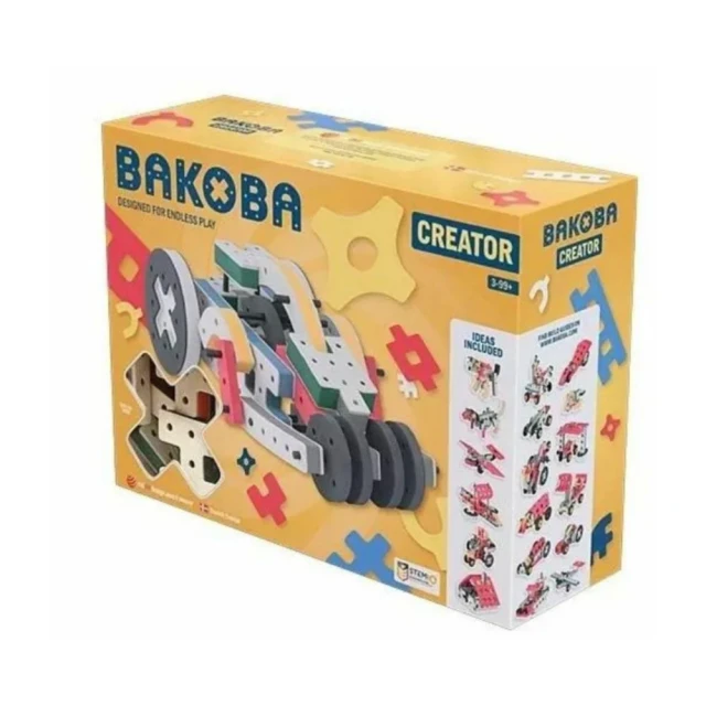BAKOBABAKOBA 漂浮積木第二代探索系列 Creator - 兒童創造者聯盟組 74件(3到99歲/積木/德國紅點設計/STEM)