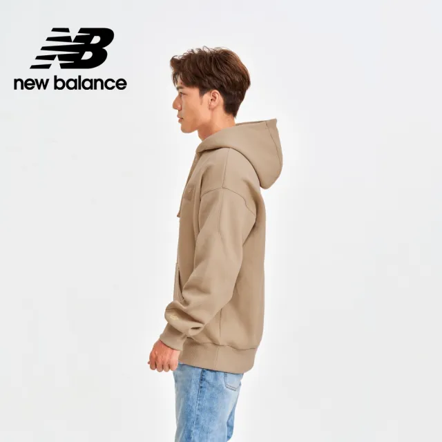 【NEW BALANCE】NB SDS厚磅帽T_AMT41351SOT_男性_卡其色(亞版 版型正常)