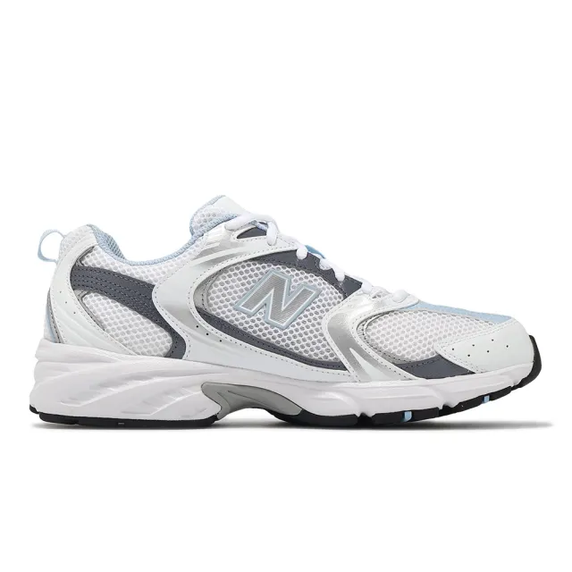 【NEW BALANCE】休閒鞋 530 男鞋 女鞋 白 極地深灰 網布 皮革 復古 情侶鞋 NB(MR530RA-D)