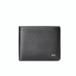 【BRAUN BUFFEL 德國小金牛】波索-A 4卡零錢袋皮夾-黑色(BF519-315-BK) 錢包送禮推薦
