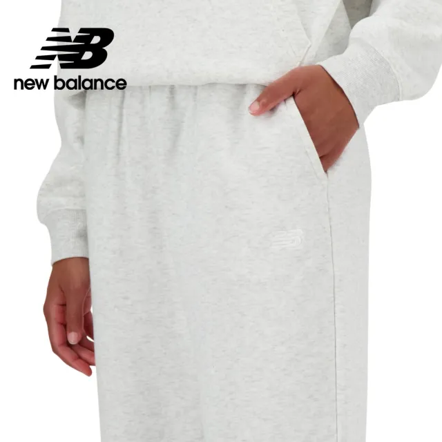 【NEW BALANCE】NB 褲管縮口棉質長褲_女性_淺灰色_AWP41500AHH(亞版 版型正常)