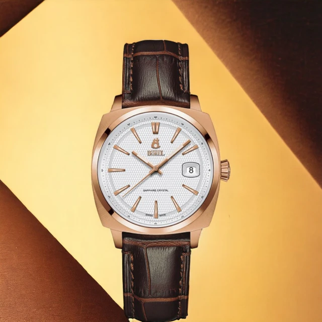 E.BOREL 依波路E.BOREL 依波路 復古系列 外方內圓 女錶 手錶 玫瑰金色(LGR901S-4529BR)