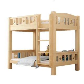 【HA Baby】兒童雙層床 可拆分同寬直梯款-標準單人 升級上漆(上下鋪床架、成長床 、台灣製)