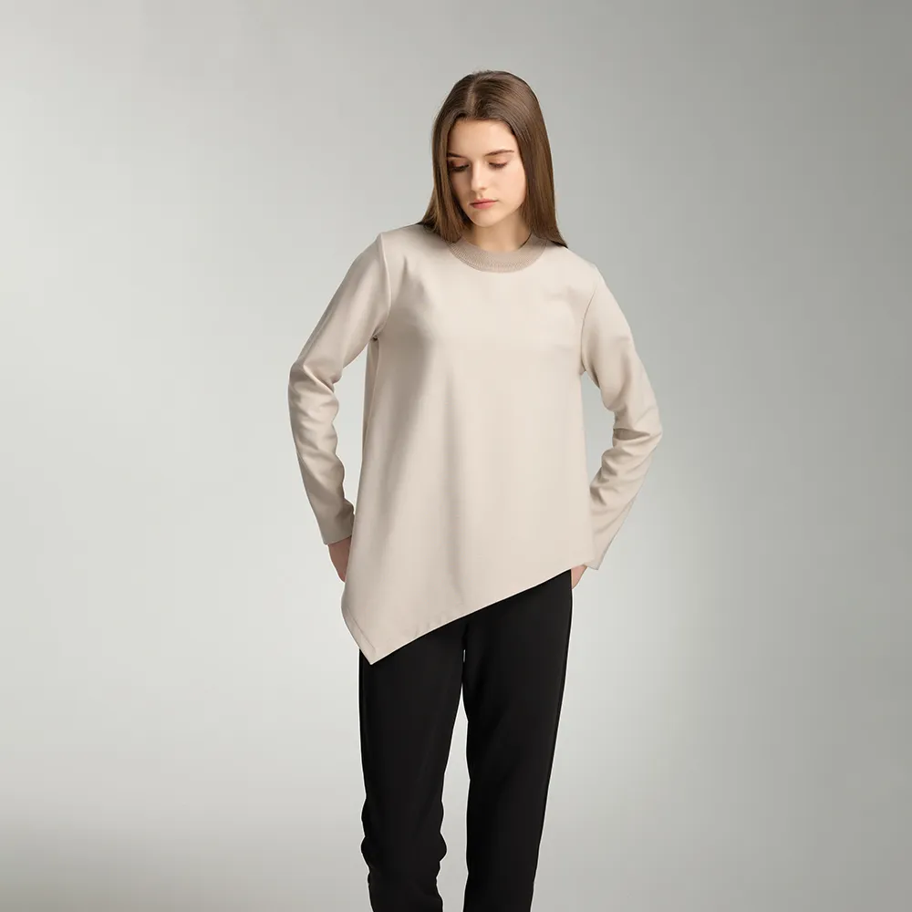 【giordano ladies】24SS_不對稱剪裁上衣(02323508)