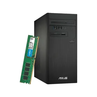 【ASUS 華碩】+16G記憶體組★i5六核文書電腦(H-S500TD/i5-12400/8G/1TB SSD/W11)