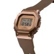 【CASIO 卡西歐】高質感風格輕盈舒適方形時尚腕錶 古銅色 38.4mm(GM-S5600BR-5)