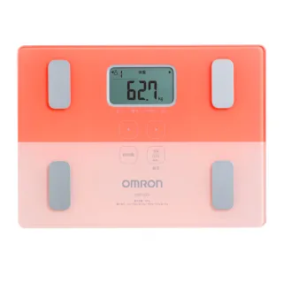 【OMRON 歐姆龍】電子體重計/體脂計 HBF-225(粉紅色)