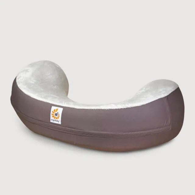 【Ergobaby】自然曲線哺乳枕/授乳枕(灰色)