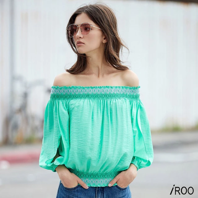 iROO 氣質感古典美人華麗洋裝折扣推薦