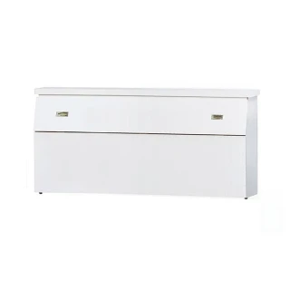 【NEX】收納床頭箱 雙人加大6尺 高質感純白色(台灣製造)