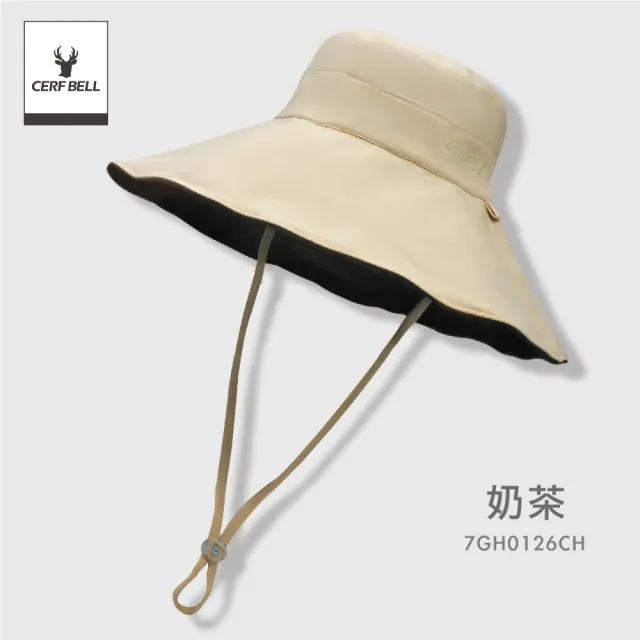 【瑟夫貝爾】涼感雙面戴大帽沿淑女帽 漁夫帽 遮陽帽 防曬帽 抗紫外線 涼感設計