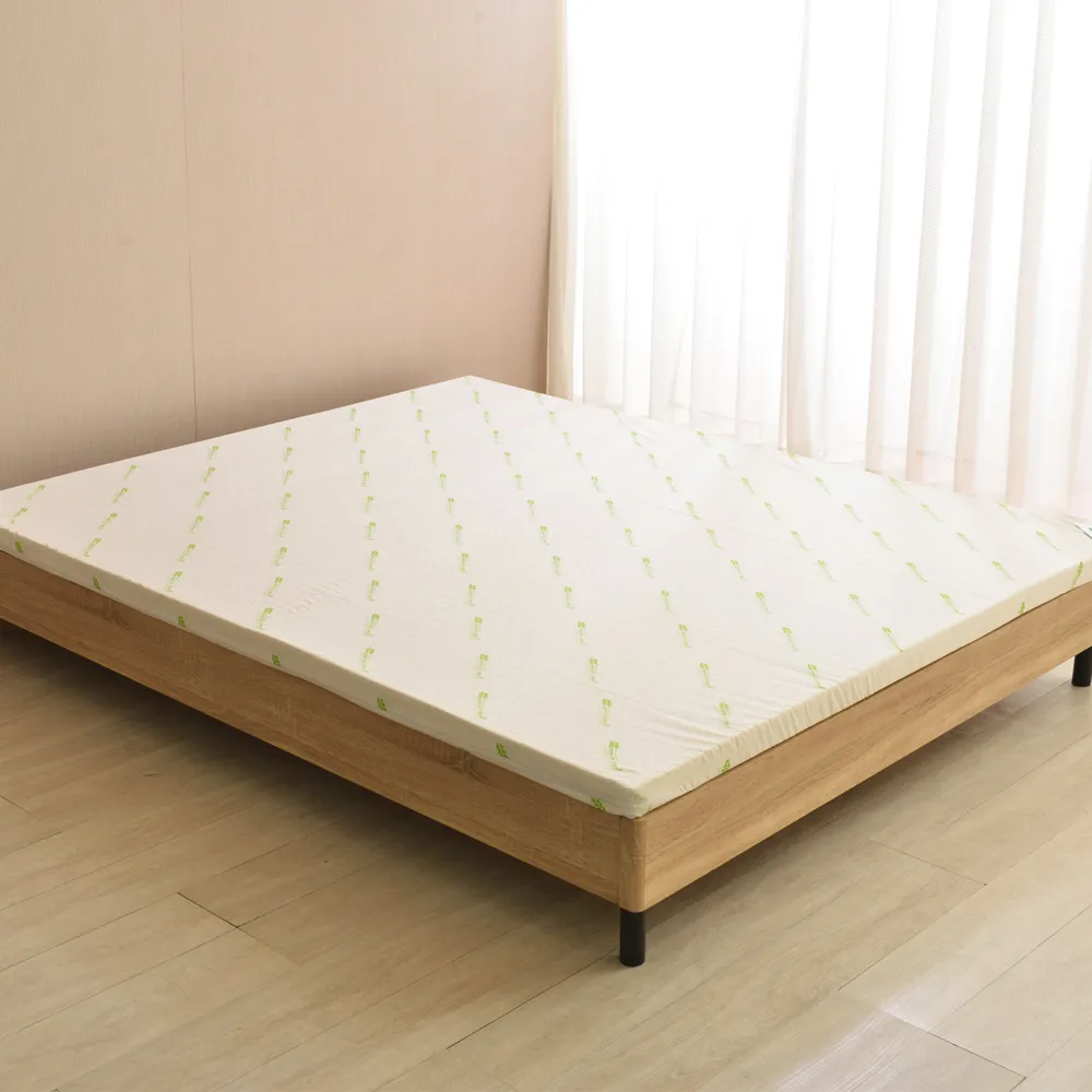 【LooCa】贈枕x1-防蹣抗敏5cm益生菌泰國乳膠床墊(單人3尺)
