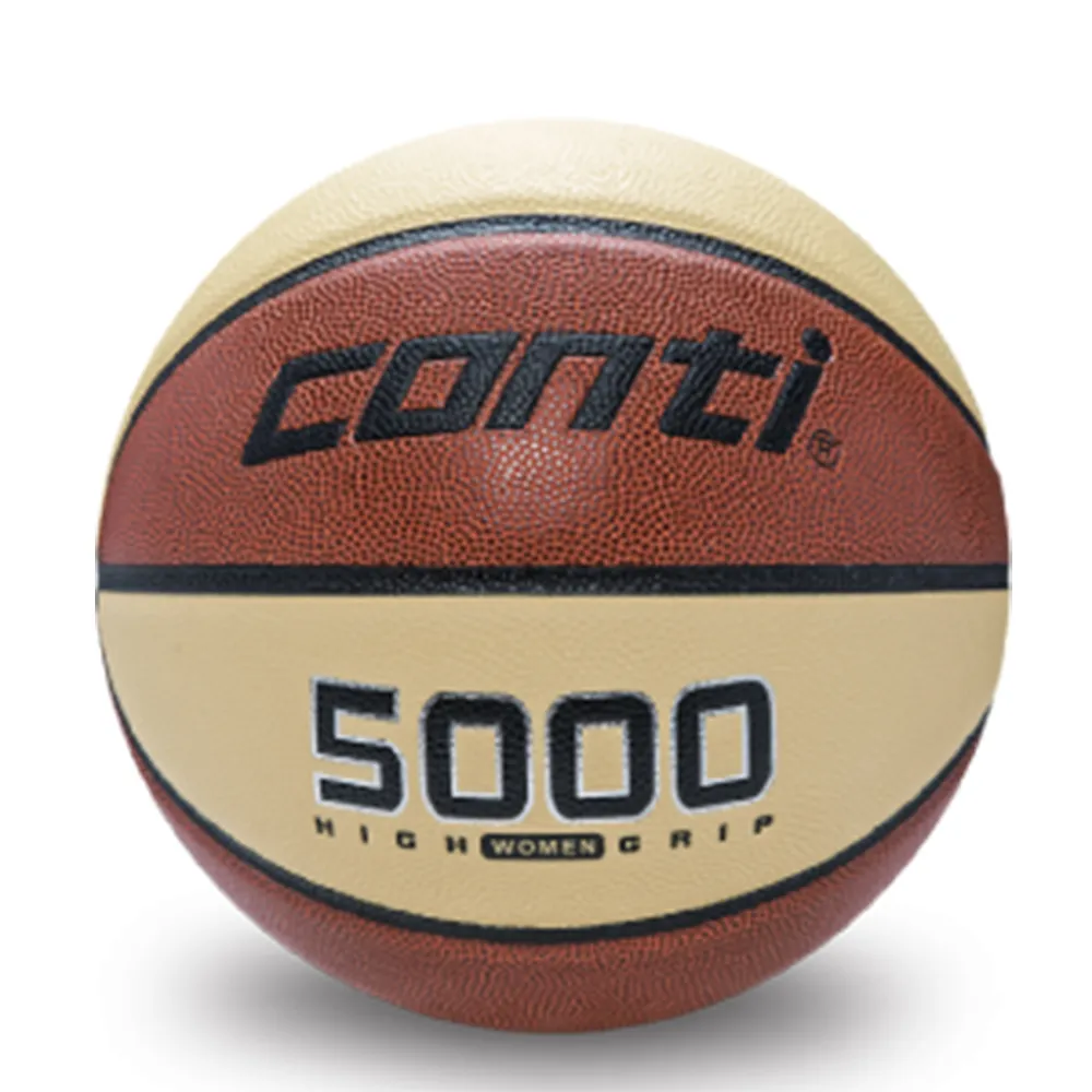 【Conti】原廠貨 女用 6號籃球 超軟合成貼皮籃球/競賽/訓練/休閒(B5000-6-TY)