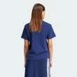 【adidas 愛迪達】ADICOLOR 短袖上衣(IR9537 女款運動上衣 ORIGINALS 藍)