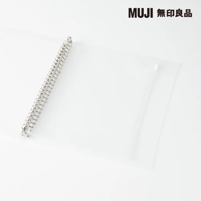 【MUJI 無印良品】EVA收納袋.附拉鍊/A5活頁夾用 20孔