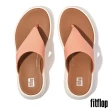 【FitFlop】F-MODE 皮革厚底夾脚涼鞋-女(裸色)