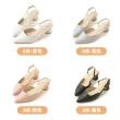 【amai】簡約時尚氣質百搭尖頭低跟鞋 粗跟鞋 上班鞋 穆勒鞋 跟鞋 兩穿 婚鞋 大尺碼(A、B、C款)