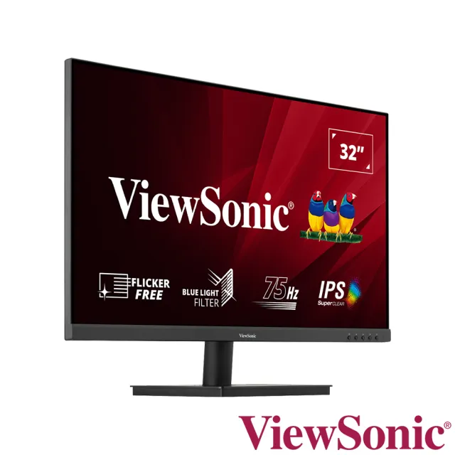 【ViewSonic 優派】VA3209-MH 32型 IPS FHD 75Hz 平面窄邊框螢幕(內建喇叭/4ms)