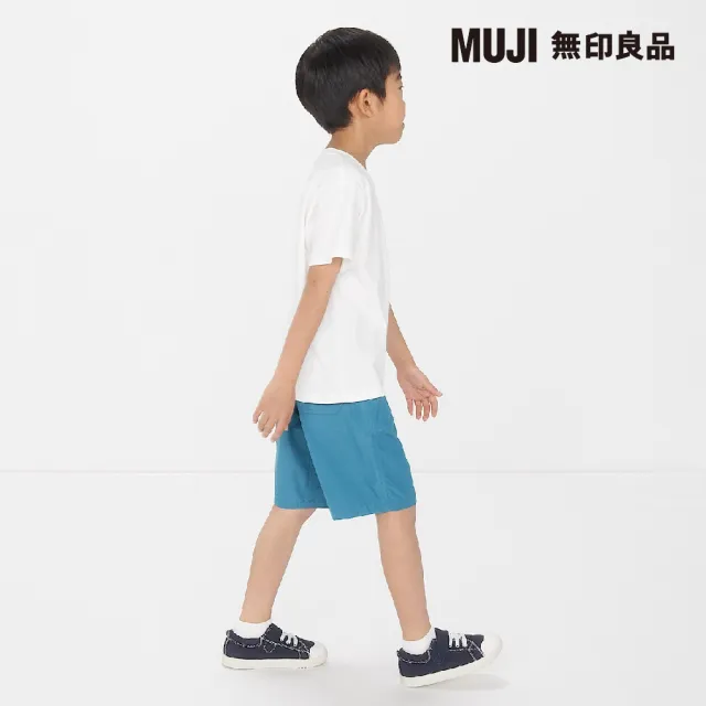 【MUJI 無印良品】兒童棉混聚酯纖維圓領短袖T恤(共6色)