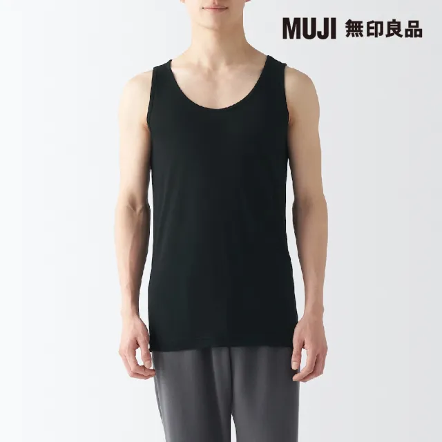 【MUJI 無印良品】男涼爽柔滑坦克背心(共5色)