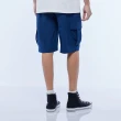 【JEEP】男裝 防潑水設計口袋工作短褲(深藍)