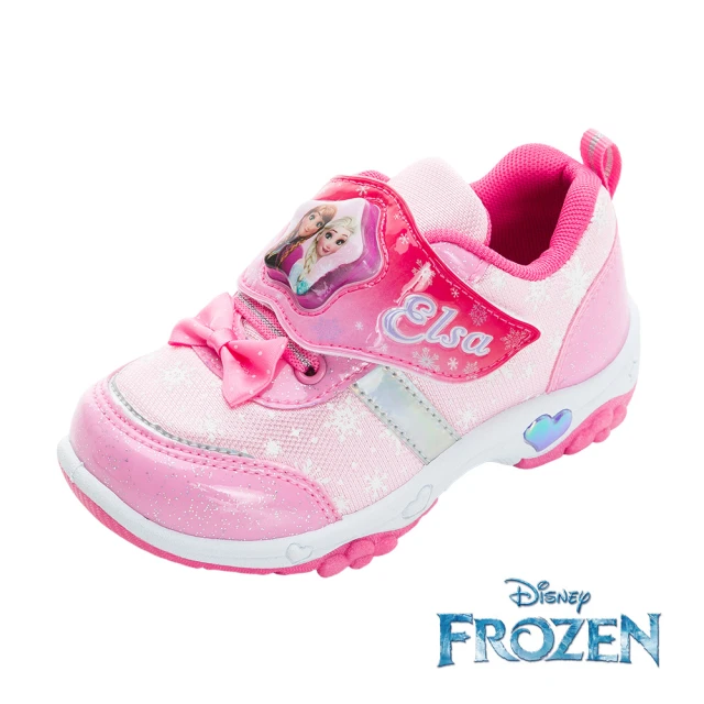 Disney 迪士尼 童鞋 冰雪奇緣 電燈運動鞋/絆帶 易穿