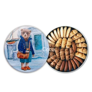 【Jenny Bakery 珍妮小熊】四味綜合曲奇餅320g x2盒(鐵盒包裝款式隨機!!)