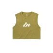 【Lee 官方旗艦】女裝 無袖T恤 / 草寫LOGO 背心 共2色 季節性版型(LB416002170 / LB416002184)