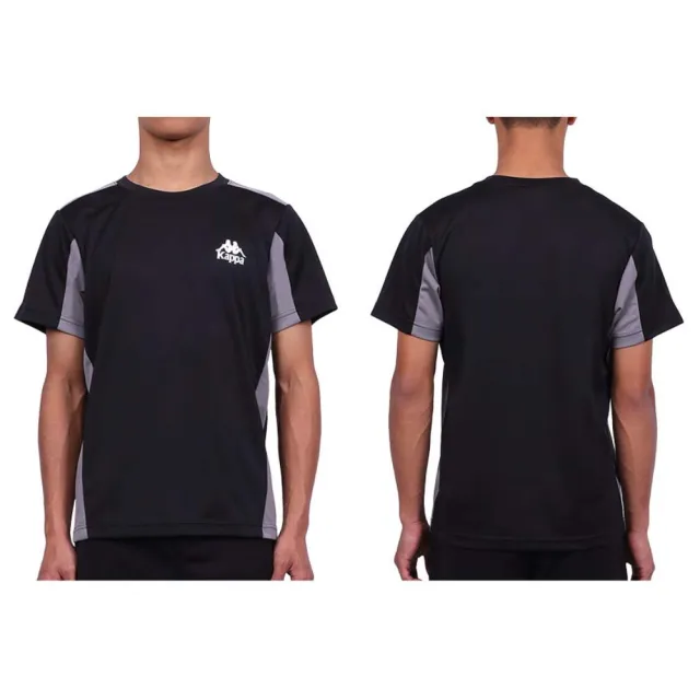【KAPPA】男運動短袖T恤-台灣製 休閒 慢跑 吸濕排汗 速乾(361R25W-005)