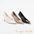 【Pineapple Outfitter】GOPAL個性鏡面尖頭高跟鞋(白色)