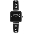 【COACH】吳謹言廣告款 方形手鐲女錶-優雅黑/22mm(CO14504307)
