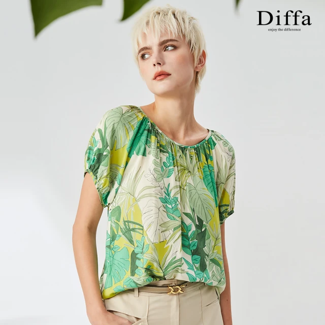 Diffa 恐龍燙金綁結設計針織衫-女評價推薦