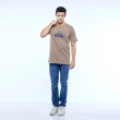 【JEEP】男裝 吉普車圖騰LOGO短袖T恤(棕色)