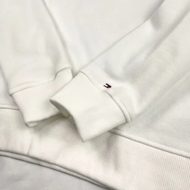 【Tommy Hilfiger】大學T 刷毛 立體刺繡logo 湯米 長袖 長T 縮口  平輸品(長袖9687)
