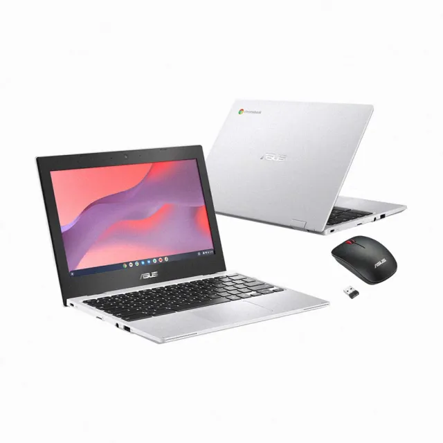 【ASUS】筆電支架/滑鼠組★11.6吋N5100翻轉觸控筆電(CX1102FKA Chromebook/N5100/4G/64G EMMC/Chrome 作業