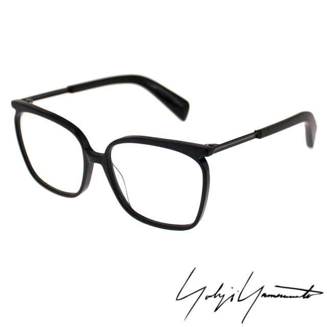 Y-3 山本耀司Y-3 山本耀司 Yohji Yamamoto方型時尚金屬混搭造型光學眼鏡(霧黑-YY1028-002)