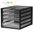 【livinbox 樹德】DD-1213 A4資料櫃-4抽(可堆疊/收納盒/小物收納)